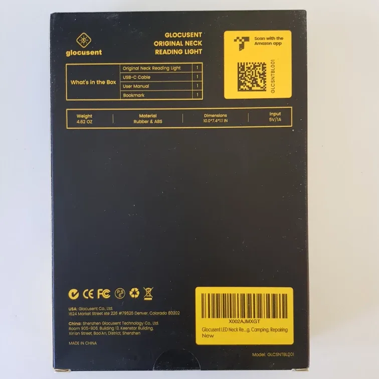 BNIB Glocusent Original Neck Reading Light image indicator(2)