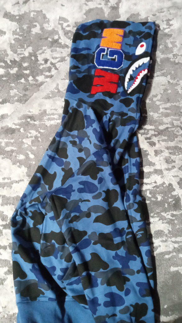 Blue Bape hoodie