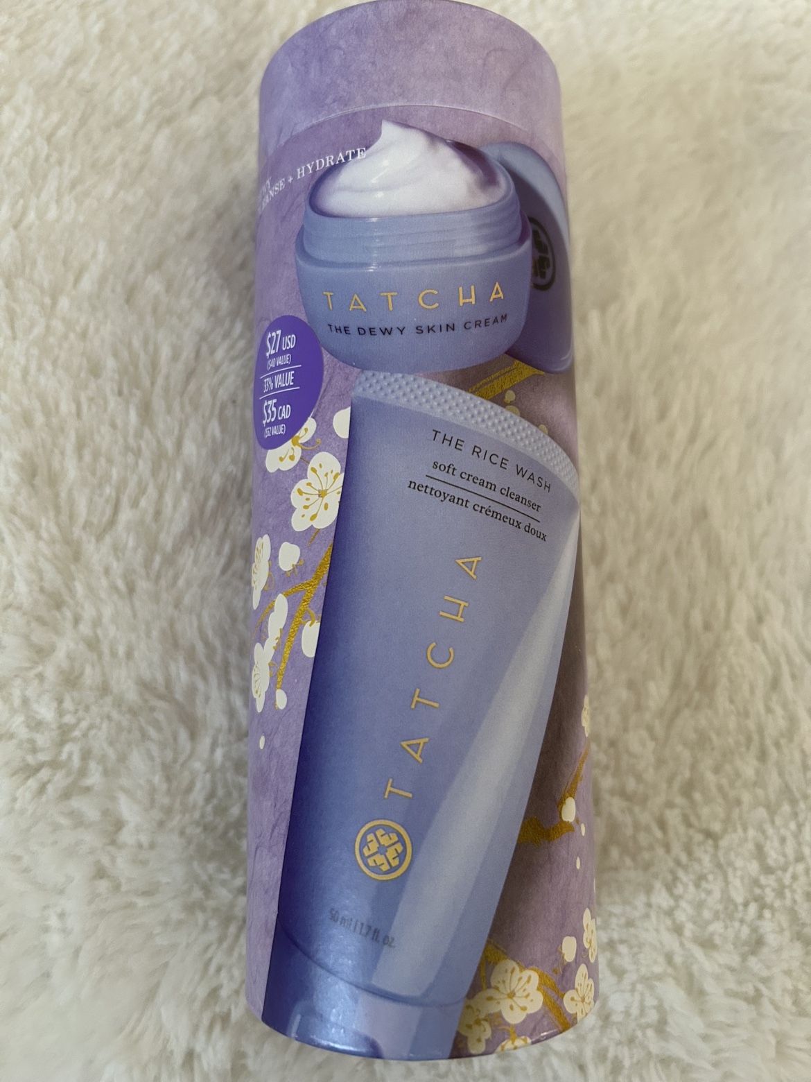 TATCHA The Rice Wash and The Dewy Skin Cream