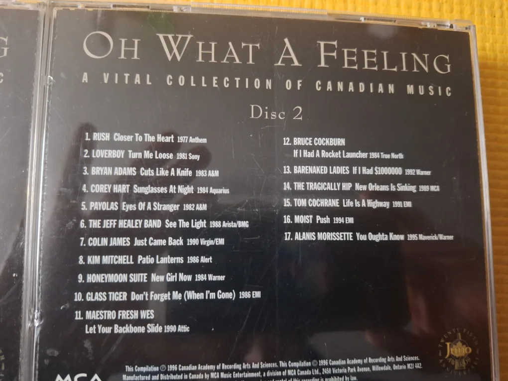 Juno Awards: A Vital Collection of Canadian Music (4-CD Set) image indicator(3)