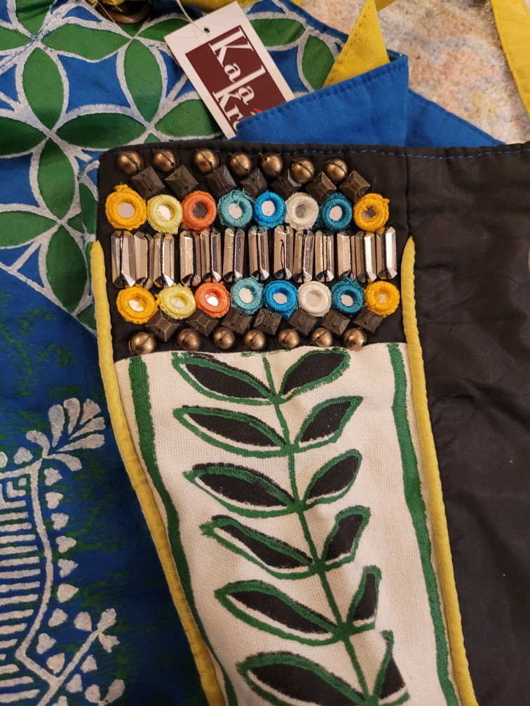 Large  Hand-Painted  Tote Bag - photo 3