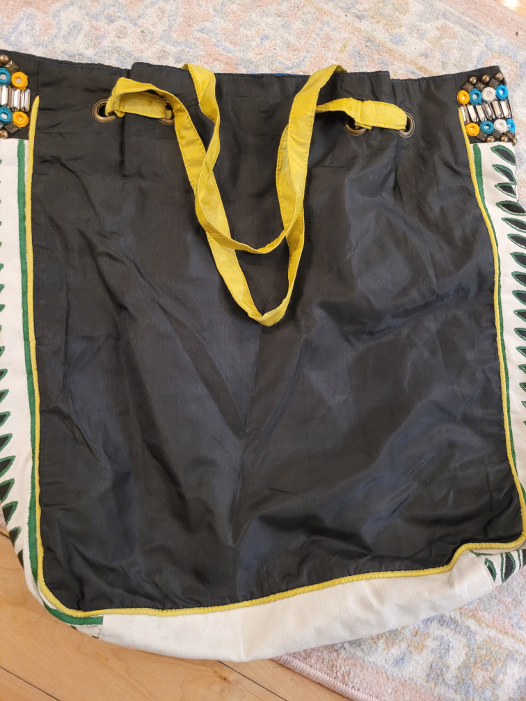 Large  Hand-Painted  Tote Bag - photo 4