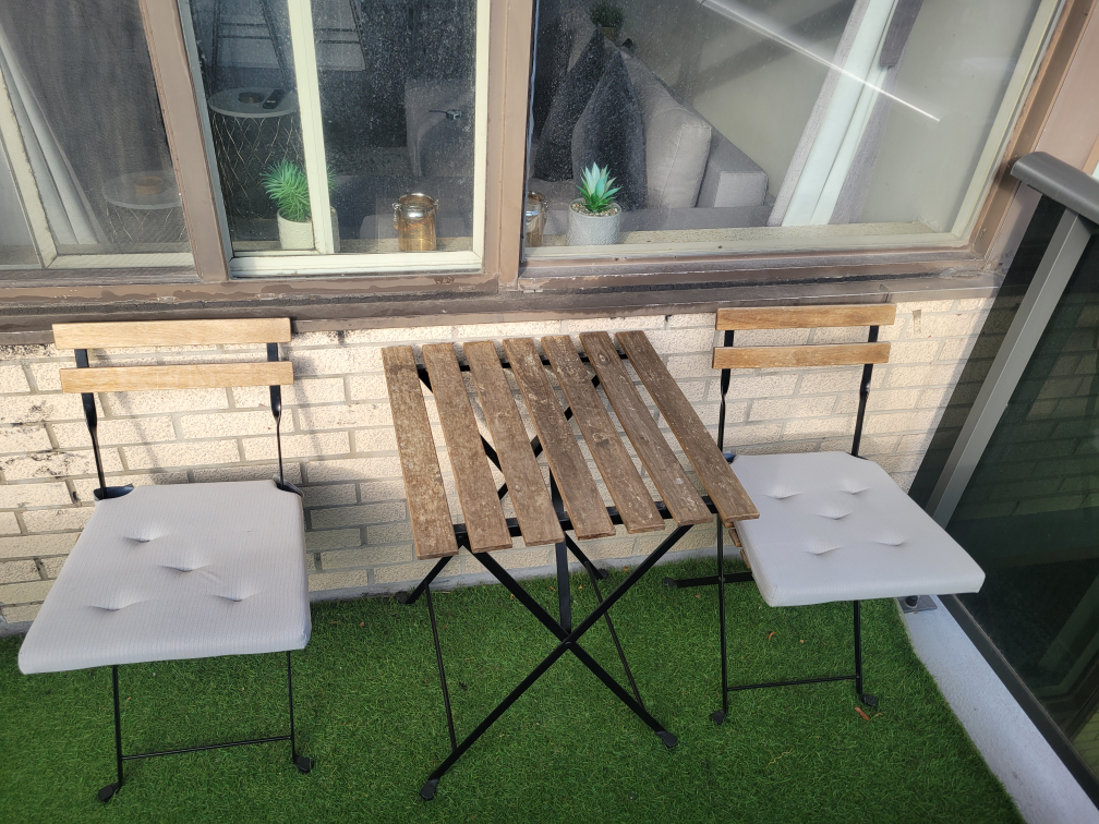 Patio Set with Table and Two Chairs