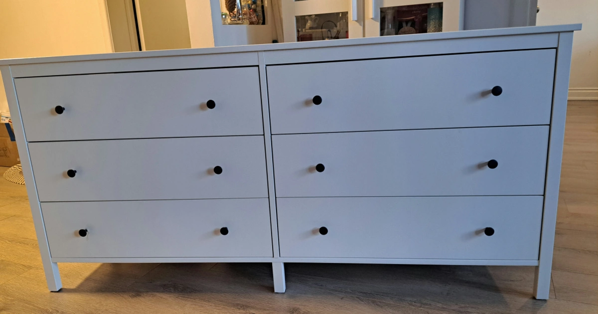 IKEA HEMNES 6-Drawer Dresser | Karrot IKEA HEMNES 6-Drawer Dresser | Karrot