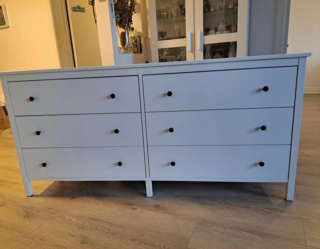 ikea hemnes dresser 6 drawer 6-Drawer Chest Farmhouse Room Type IKEA 'Hemnes' Dark Gray 6-Drawer