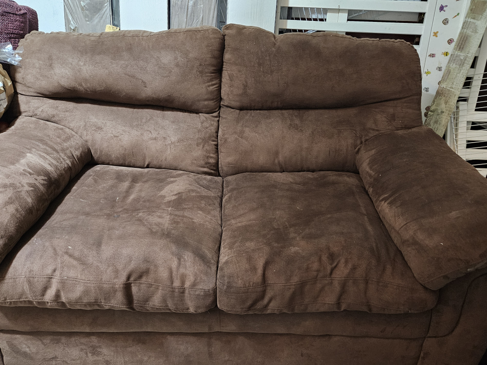 Brown Microfiber Sofa