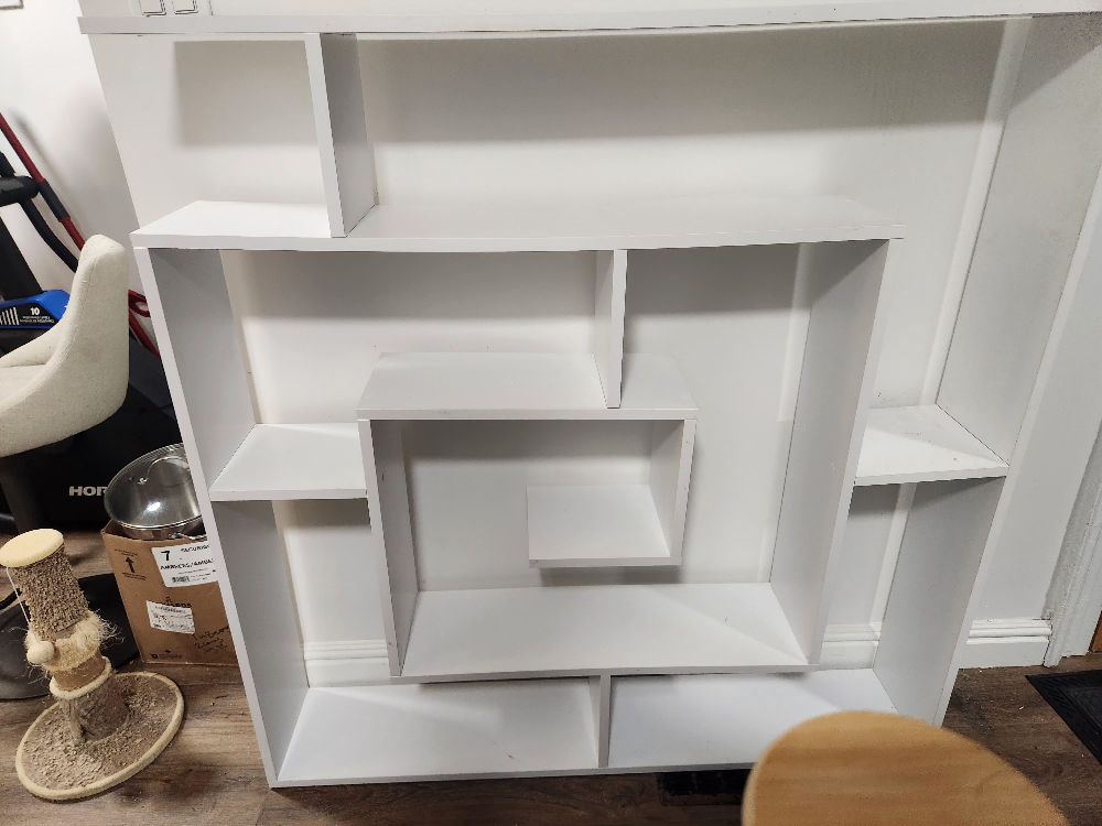 White Cube Bookshelf