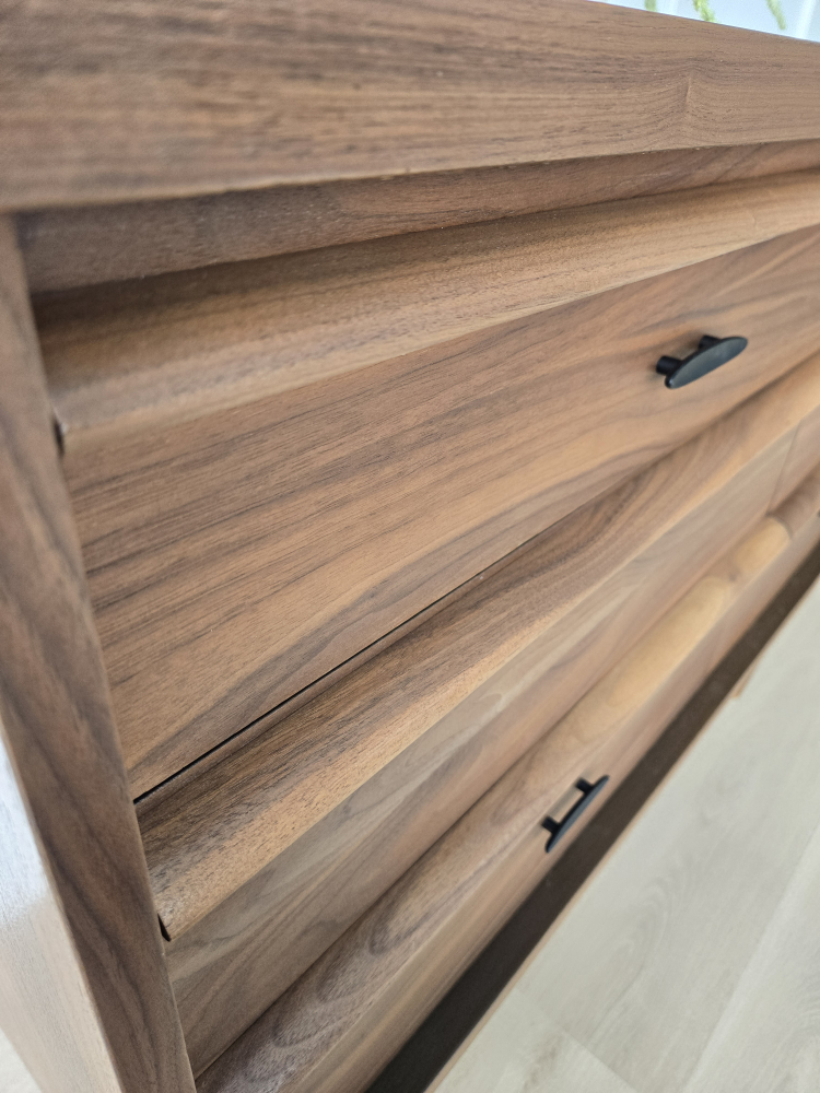 Walnut MCM Triple Dresser - photo 5