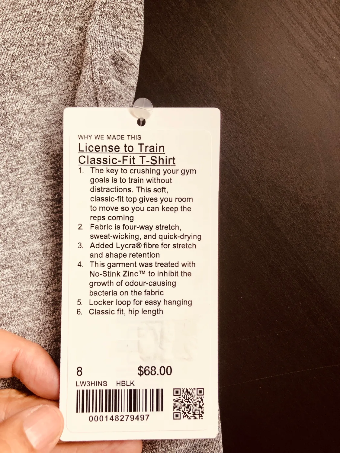 Lululemon Classic-Fit T-Shirt yoga workout exercise gym image indicator(3)