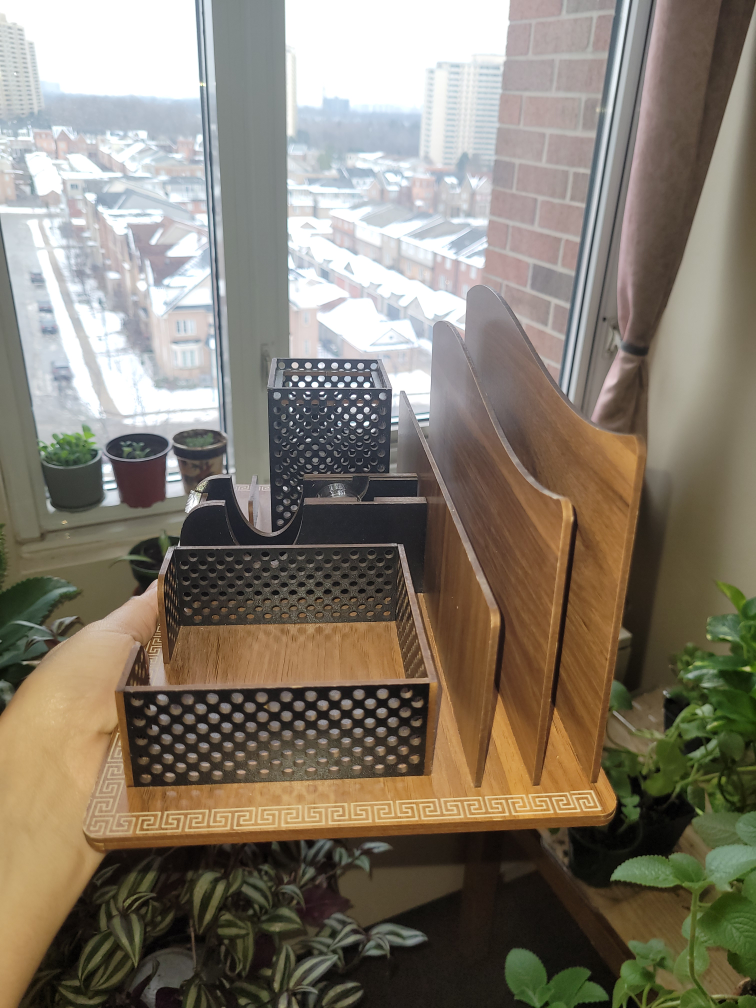 Wooden Desk Organizer - photo 4