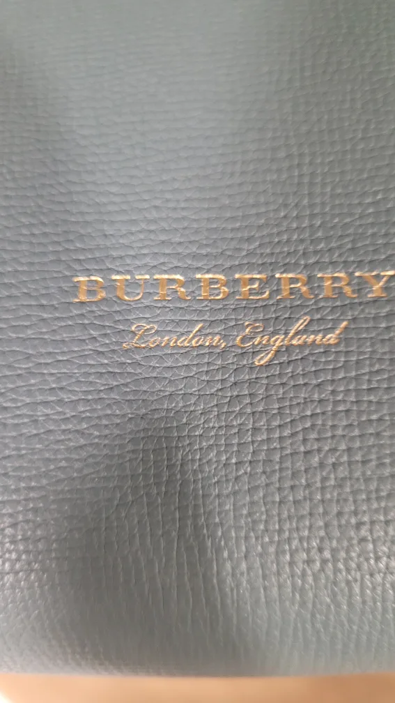 Burberry Blue Leather Handbag image indicator(5)