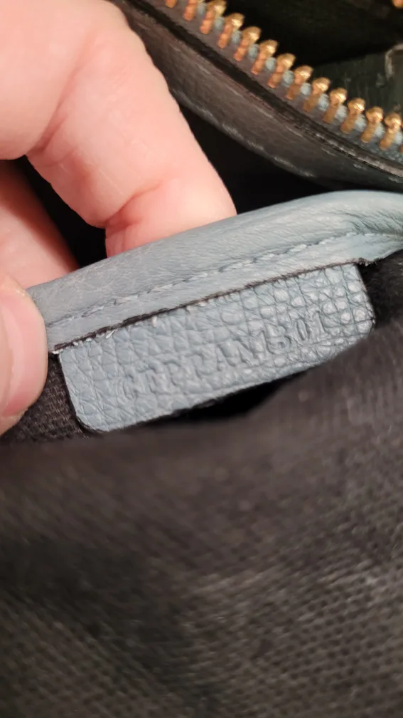 Burberry Blue Leather Handbag image indicator(8)