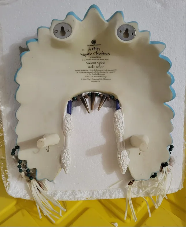 NEW - Native Mystic Chieftain Valiant Spirit Wall Decor image indicator(2)