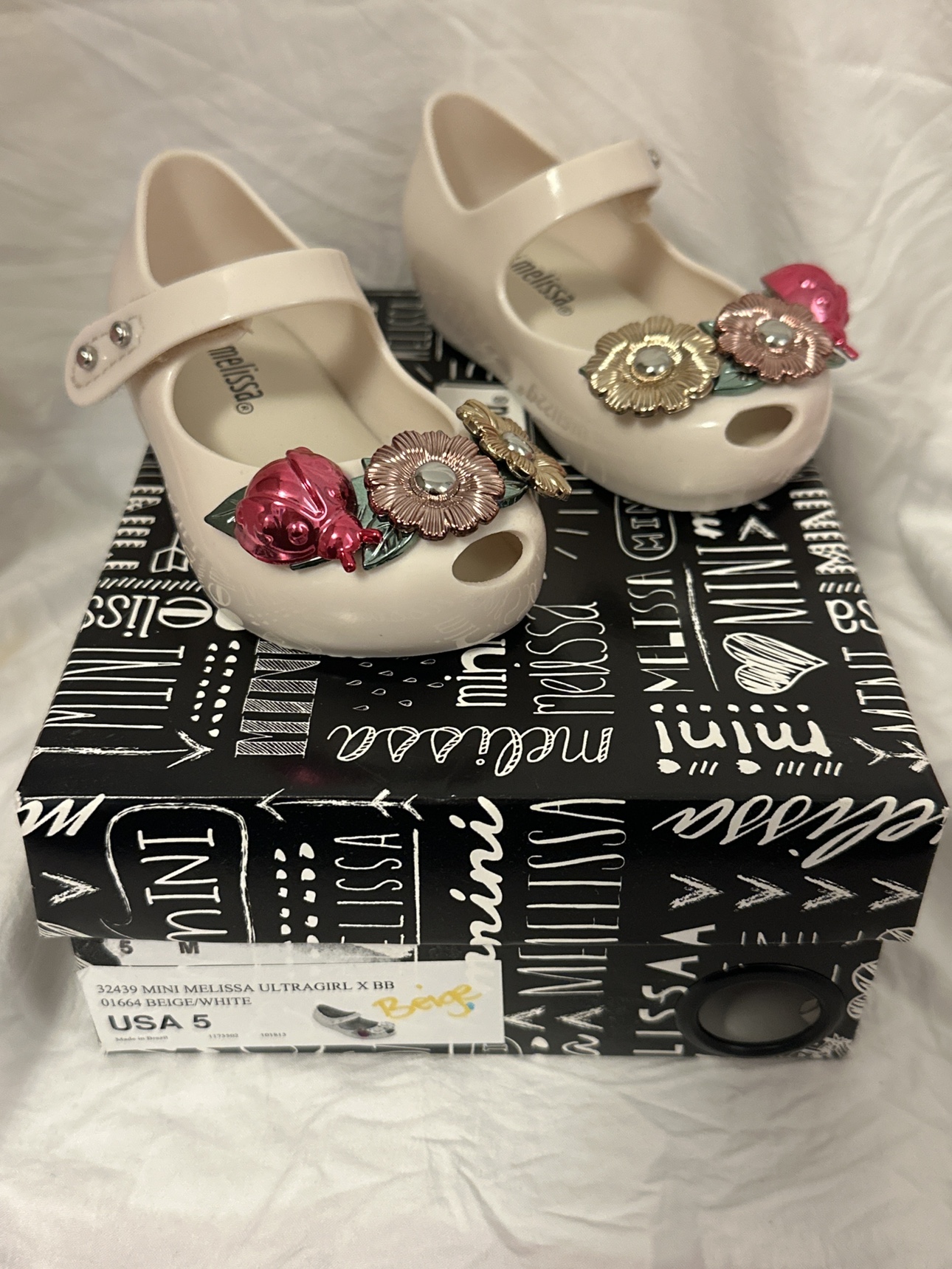 Mini Melissa Flower Shoes *NEW* - Toddler Size 5