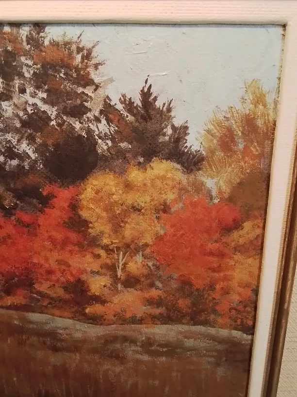 "Autumn" by Walter Goforth Framed Oil Painting On Board 21" image indicator(3)