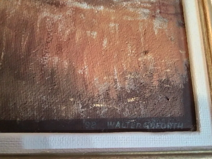 "Autumn" by Walter Goforth Framed Oil Painting On Board 21" image indicator(6)