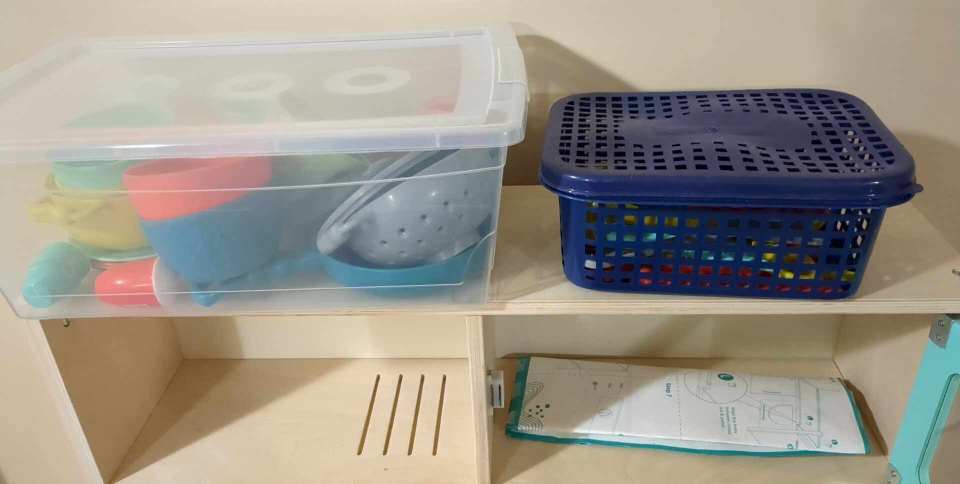 Montessori Wooden Play Kitchen with Accessories - photo 3