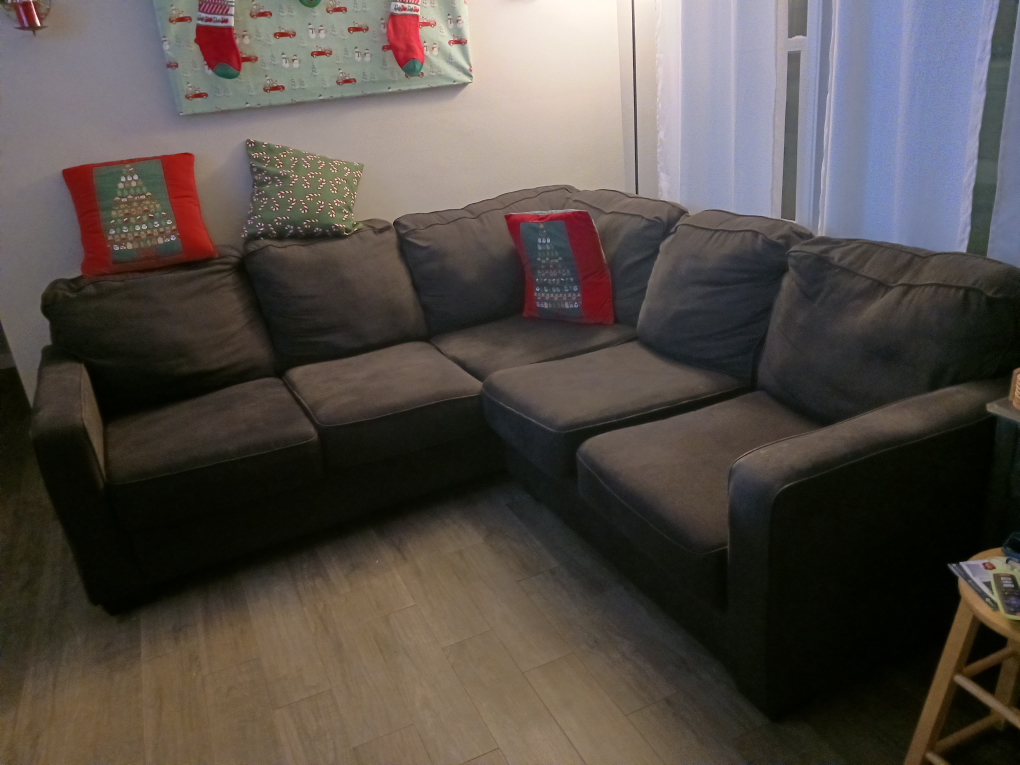 Charcoal color Sectional Sofa