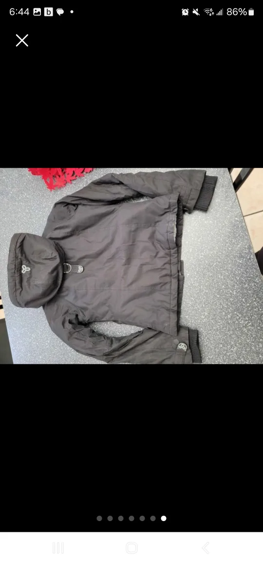 TNA Black Winter Jacket - Size Small image indicator(7)