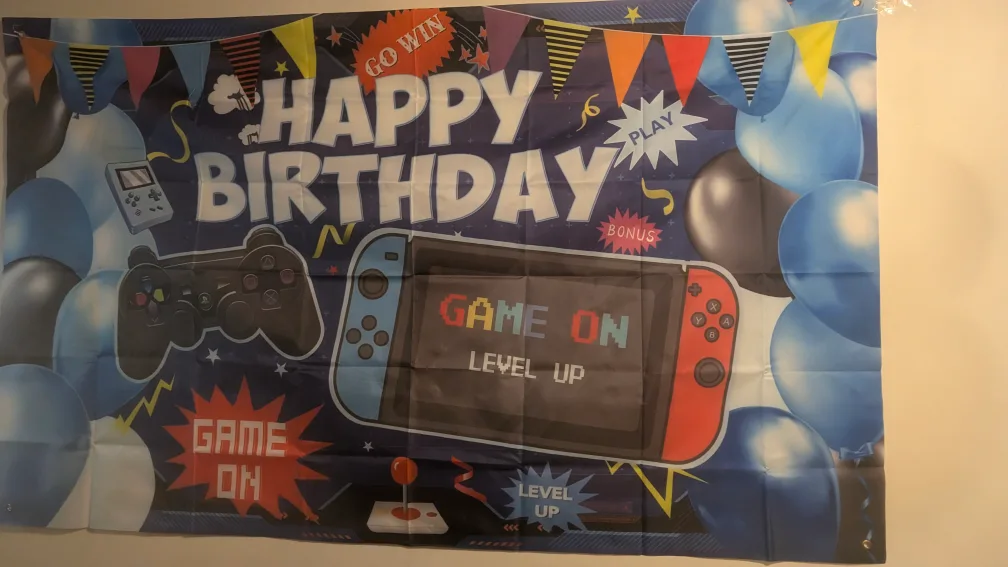 Happy Birthday Gaming Banner thumbnail