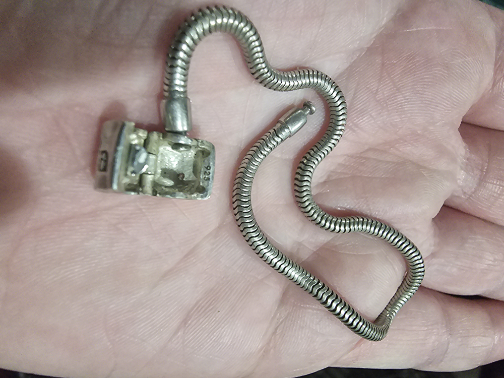 vintage halia 925 Snake Chain Bracelet - photo 2