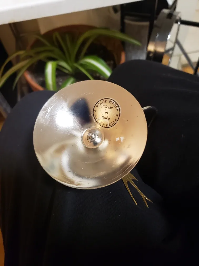 beautiful Silver and golden  Plated very unique Candle Holder . image indicator(2)