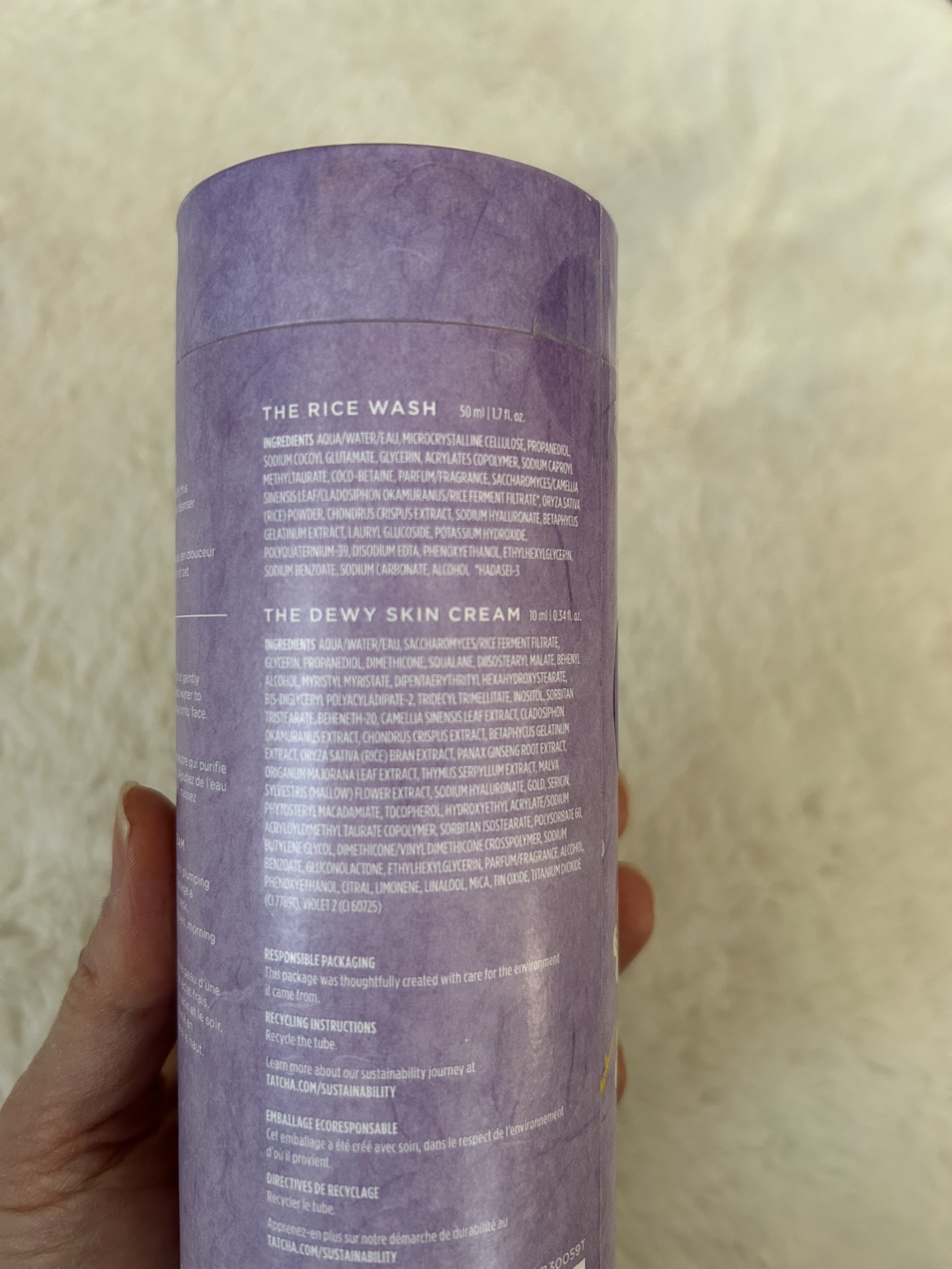TATCHA The Rice Wash and The Dewy Skin Cream - photo 3
