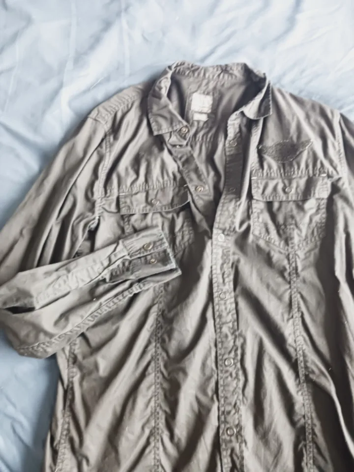 Armani Exchange Men's Long Sleeve Button Up Shirt image indicator(3)