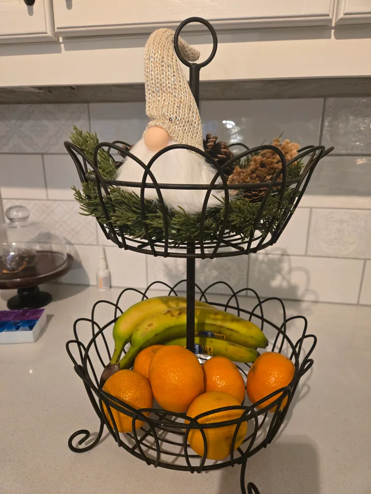 Two-Tiered Wire Basket thumbnail
