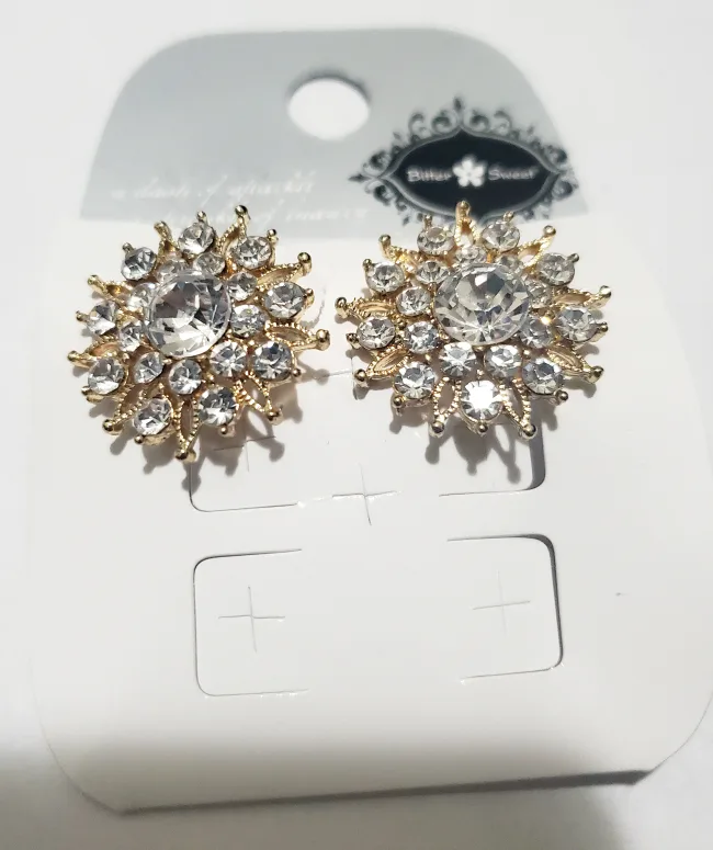 Bittersweet Snowflake Flower Earrings image indicator(2)
