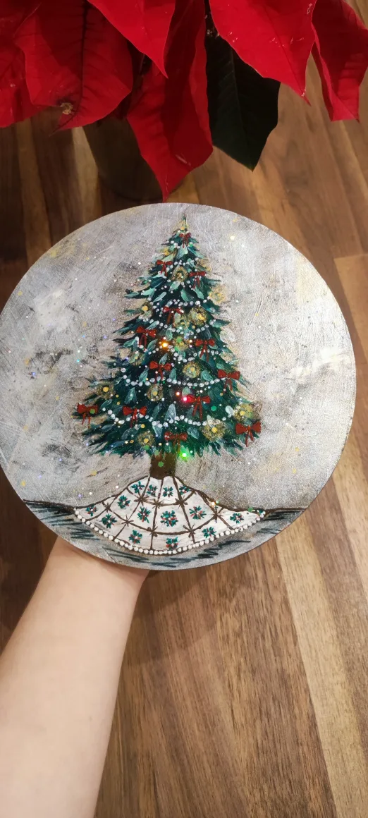 Hand-Painted Christmas Tree Ornament image indicator(3)