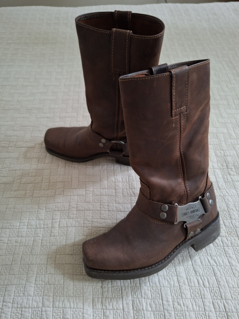 Harley Davidson Men's Brown Leather Boots