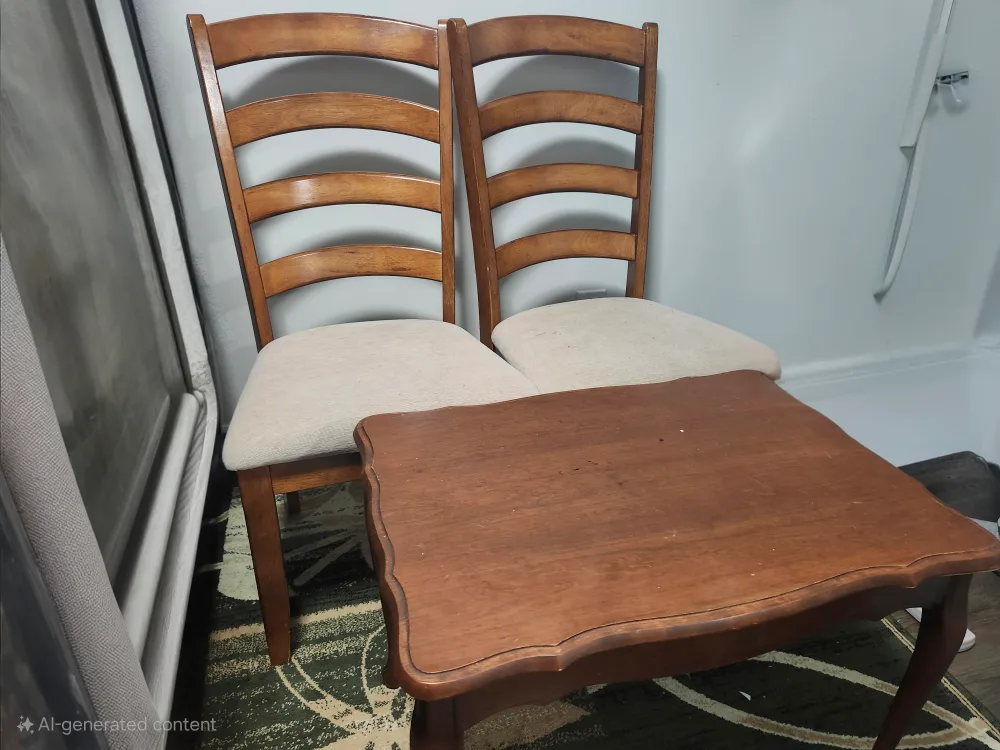 Set of Two Chairs and Table image indicator(2)