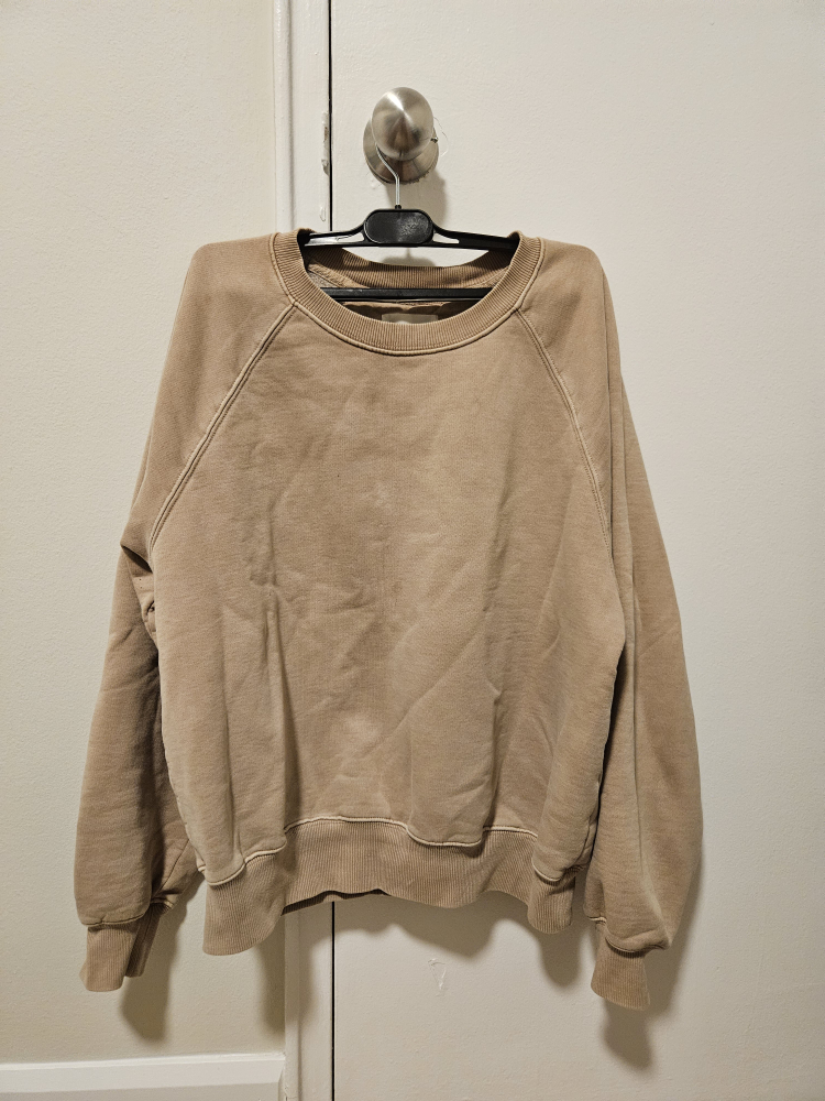 Wilfred Free Tan Crewneck Sweatshirt #freecycle