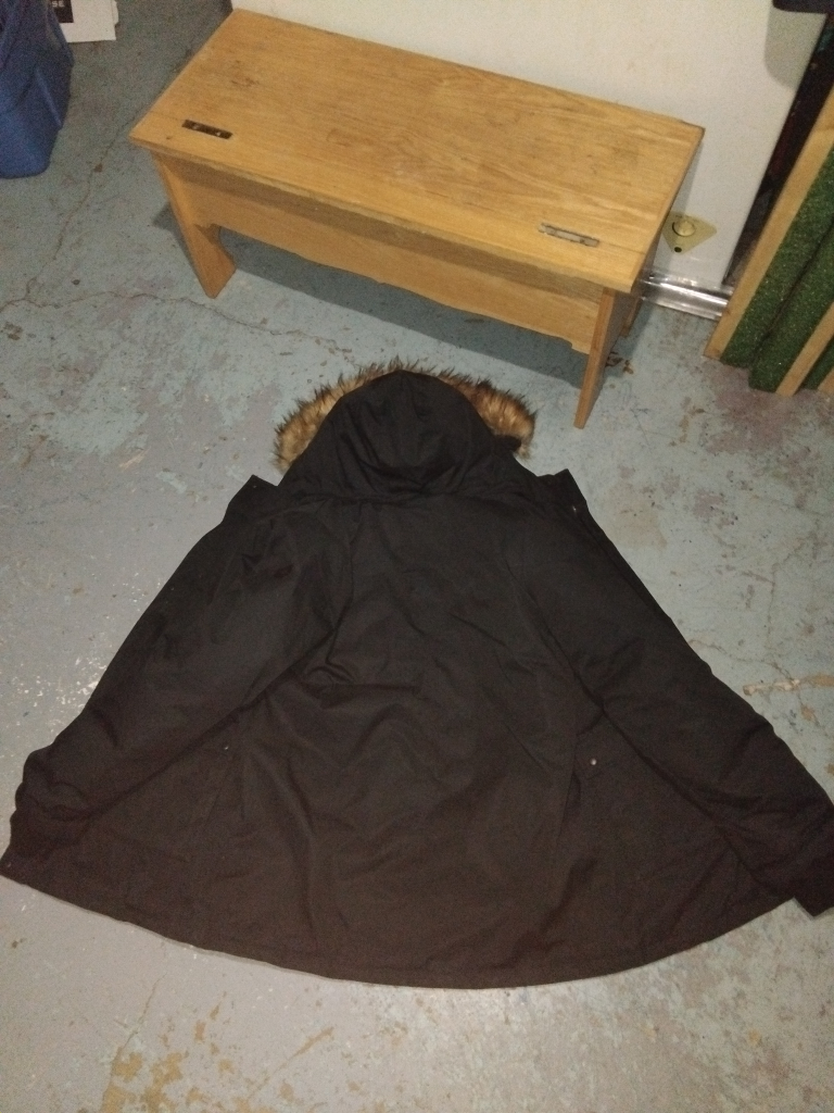 Toboggan Winter Jacket with Faux Fur Hood
