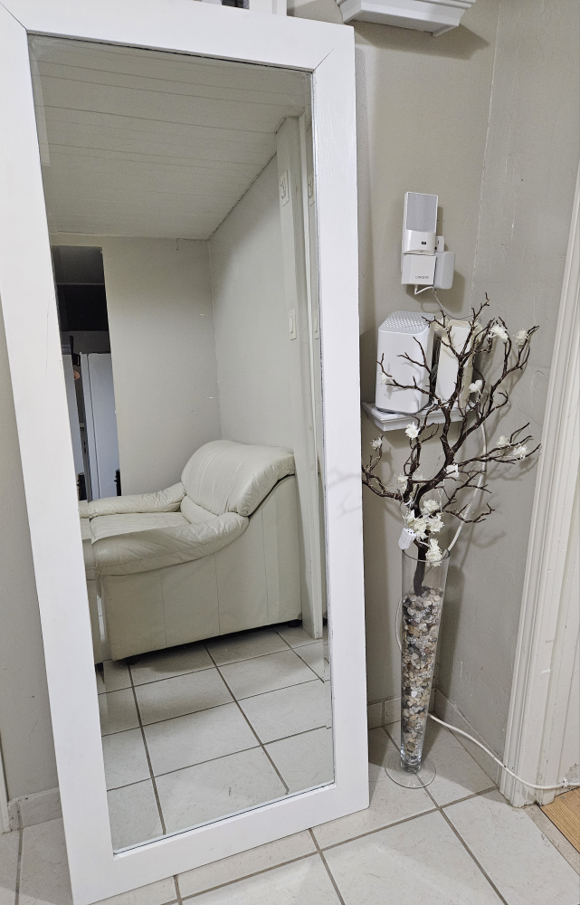 Full Length White Mirror