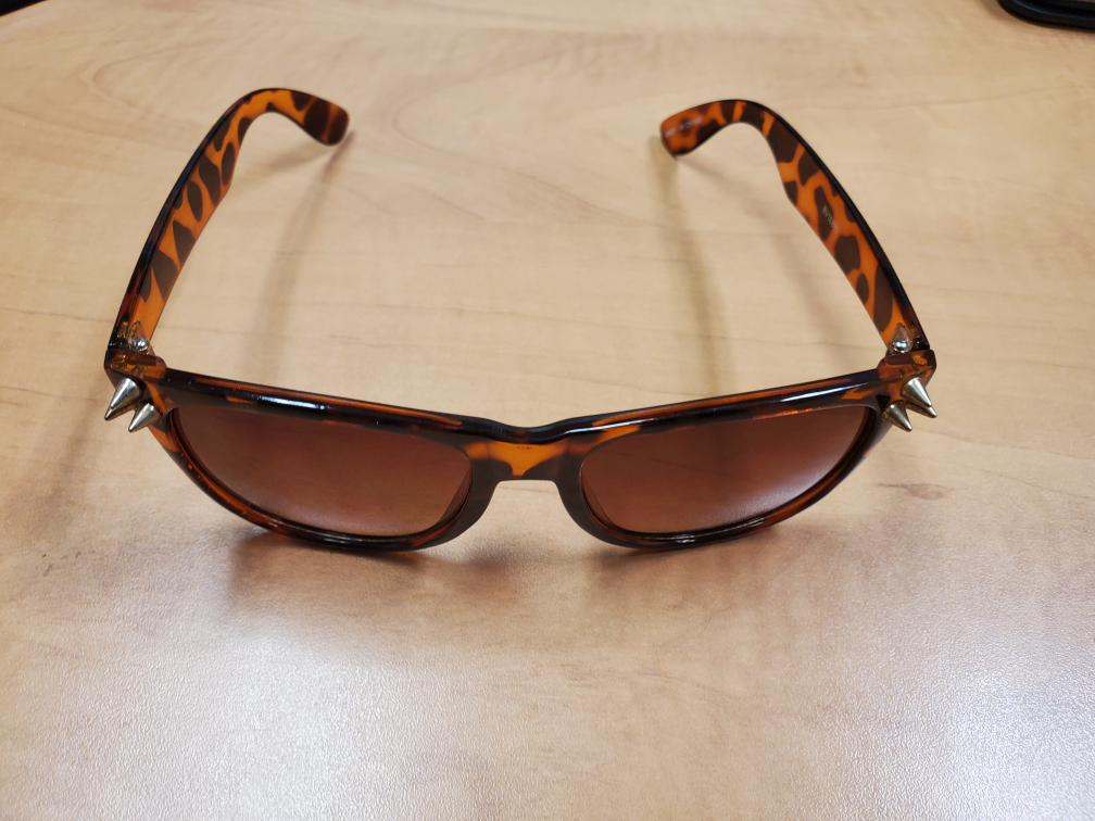 Tortoise Shell Sunglasses with Spikes - photo 3
