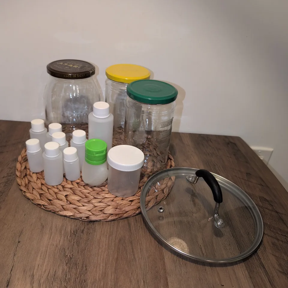 Empty Glass Jars & Bottles #freecycle thumbnail