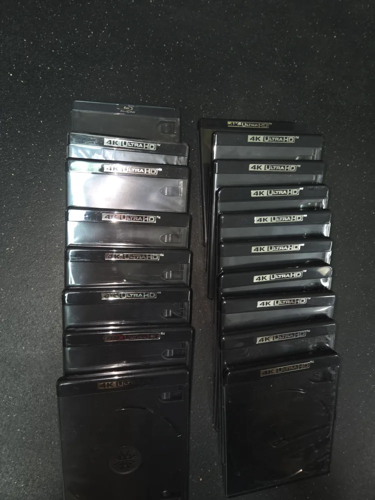 Bulk 4K Ultra HD Blu-Ray Cases thumbnail