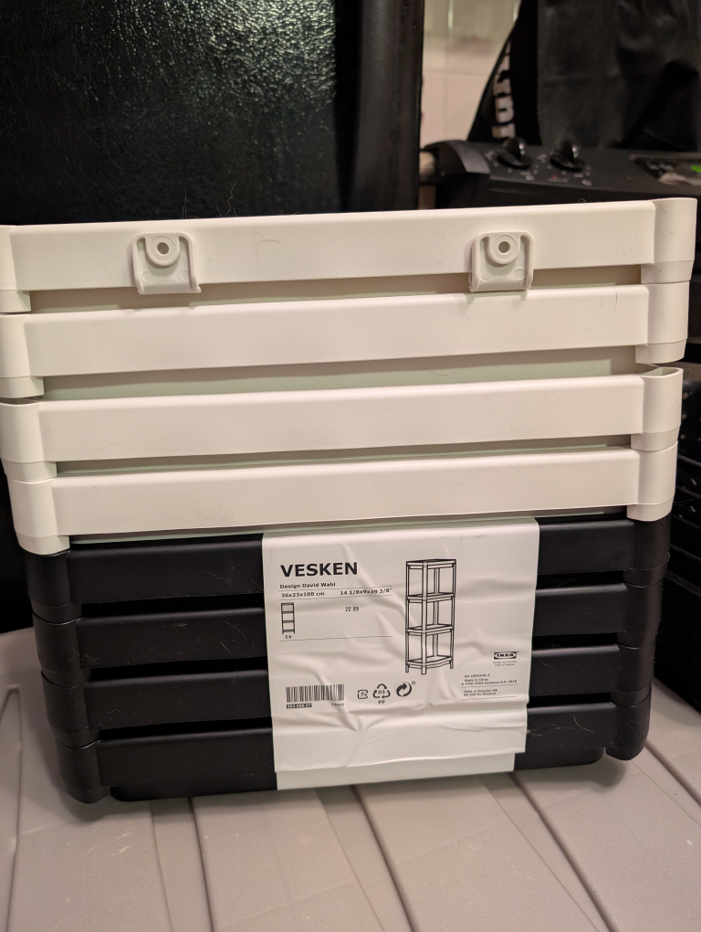 IKEA Veken 4-shelf Shelving Unit