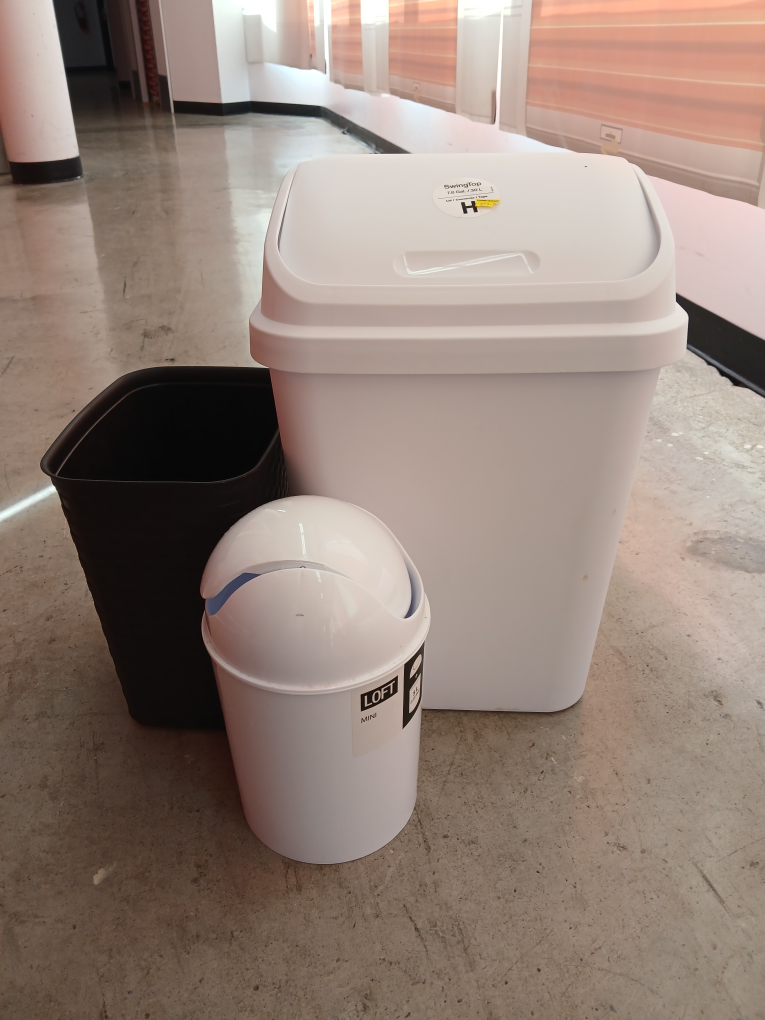 3  bins - Swingtop & Loft