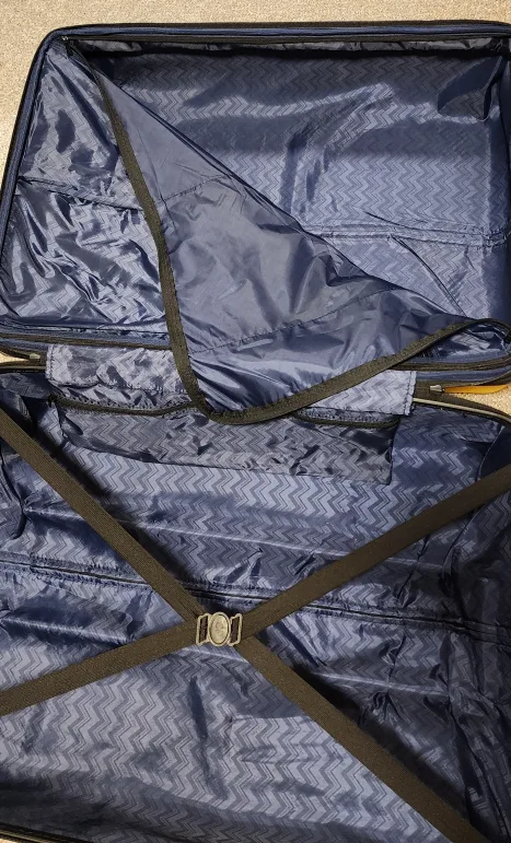 CALPAK 30-Inches Expandable Checked Luggage | Yellow | Hardshell image indicator(8)