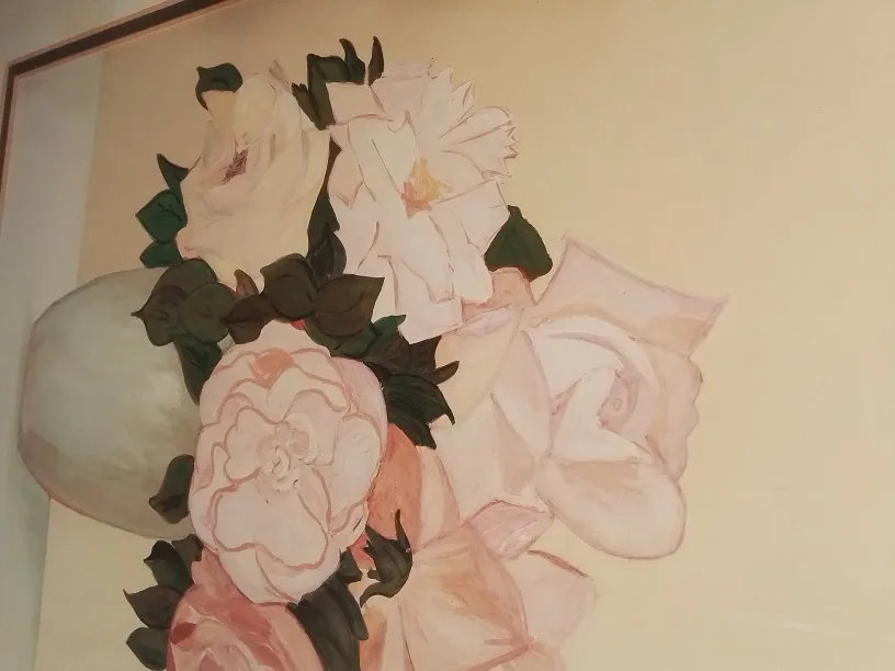 Original Old Framed Watercolour Painting - Roses image indicator(4)