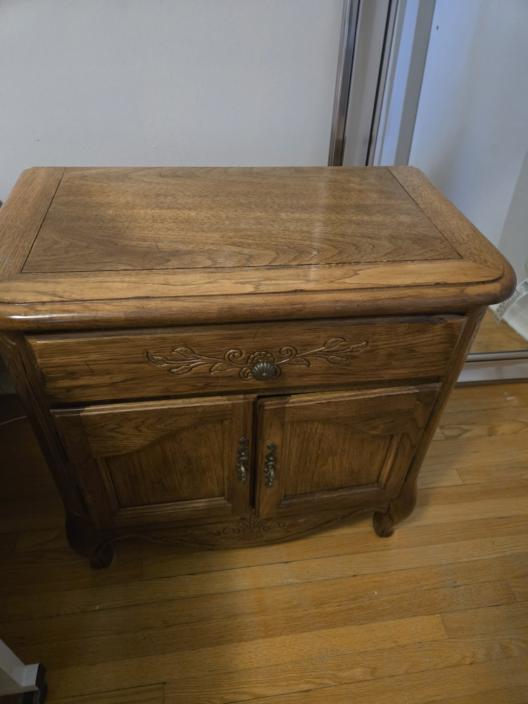 Wooden Nightstand - photo 3
