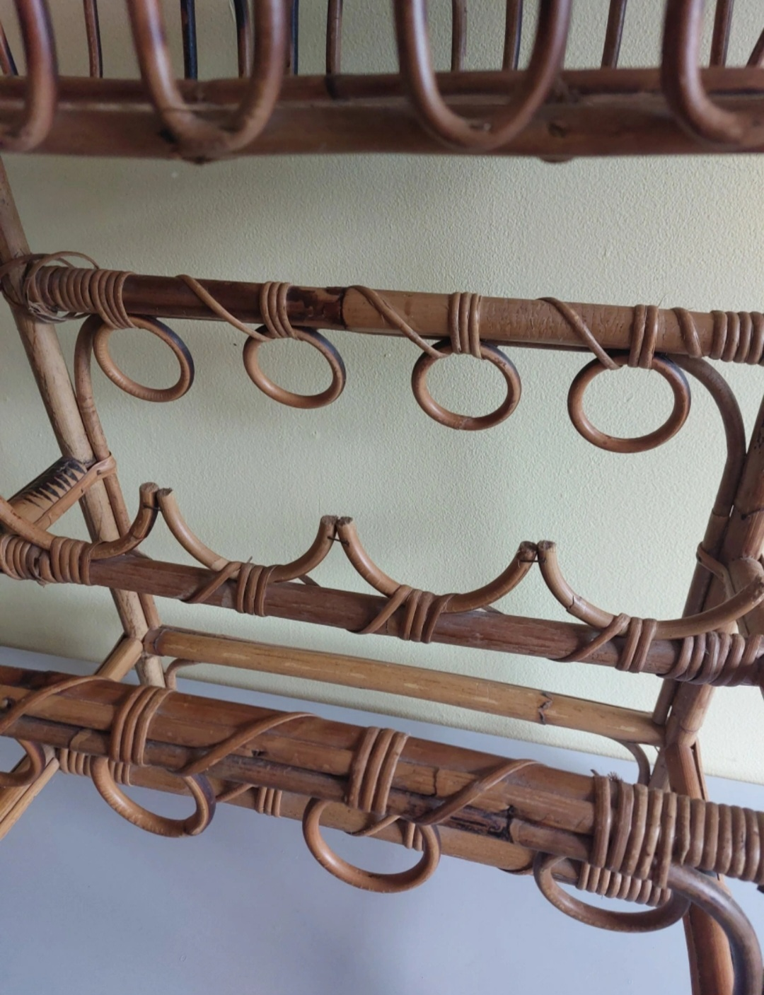 Vintage Bamboo Bar Stand - photo 5