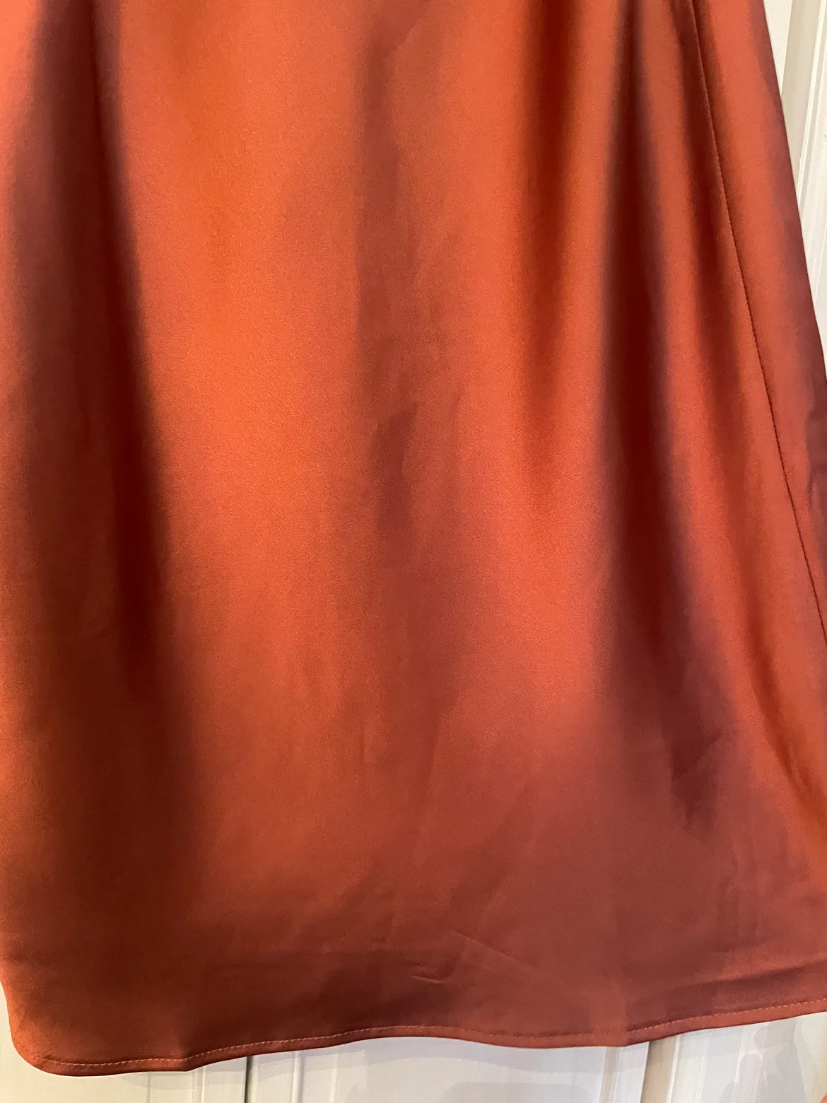 Brown cowl neck dress image indicator(5)