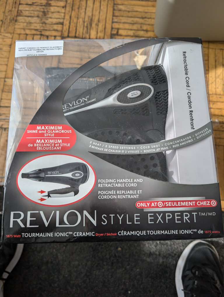 Revlon Style Expert 1875W Tourmaline Ionic Ceramic Hair Dryer