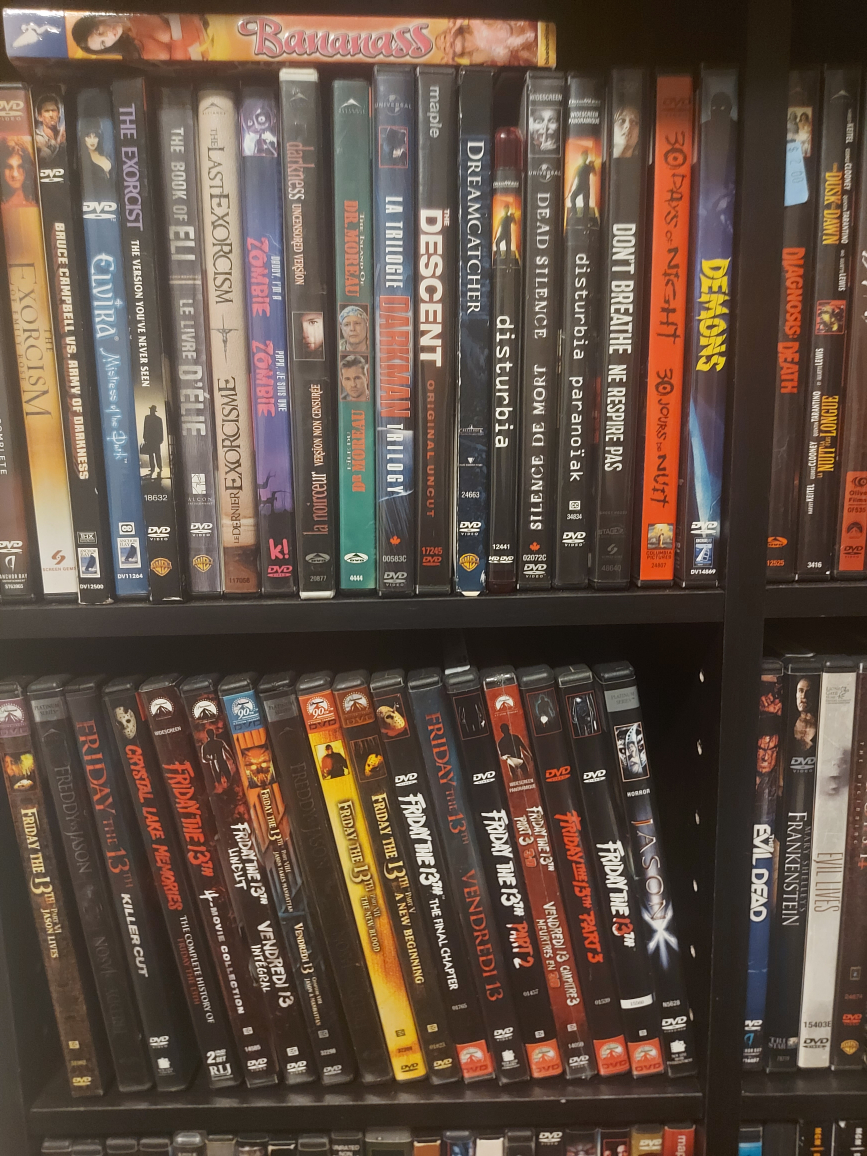 all horror dvds