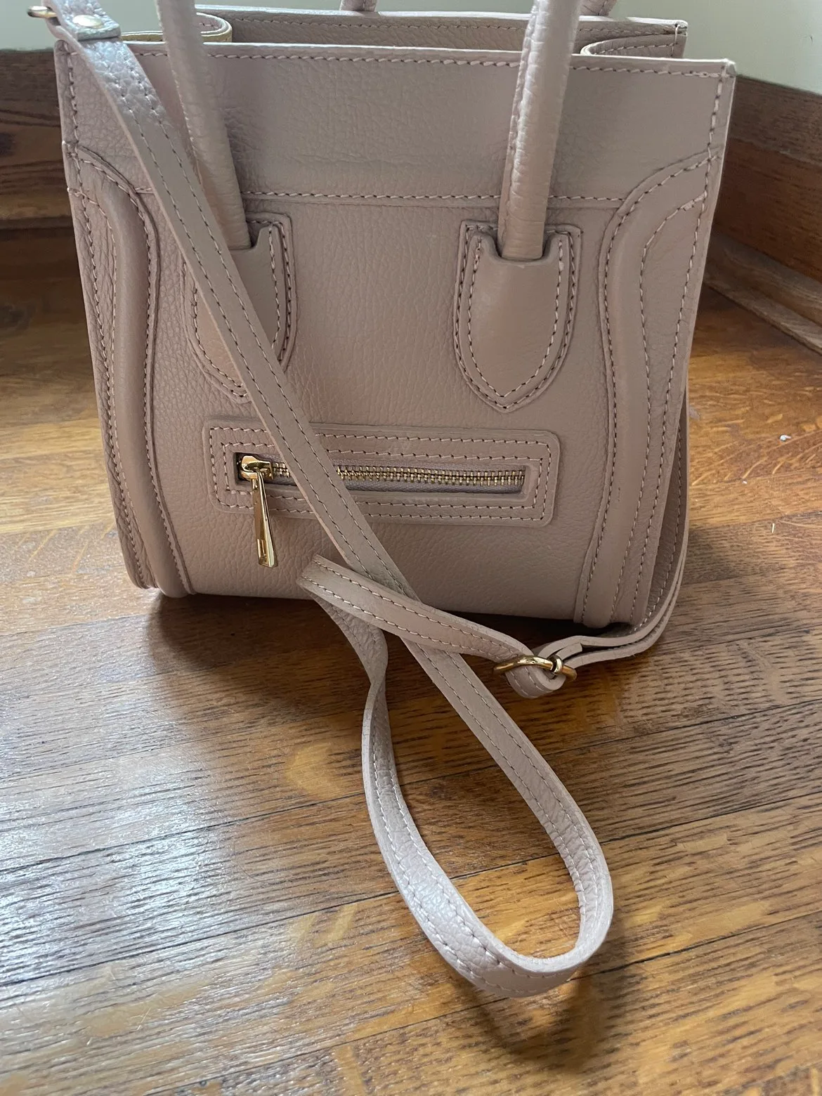 Leather Celine style purse image indicator(5)