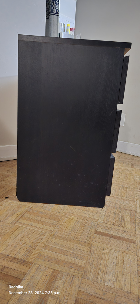 IKEA MALM 3-Drawer Chest - Black - photo 4